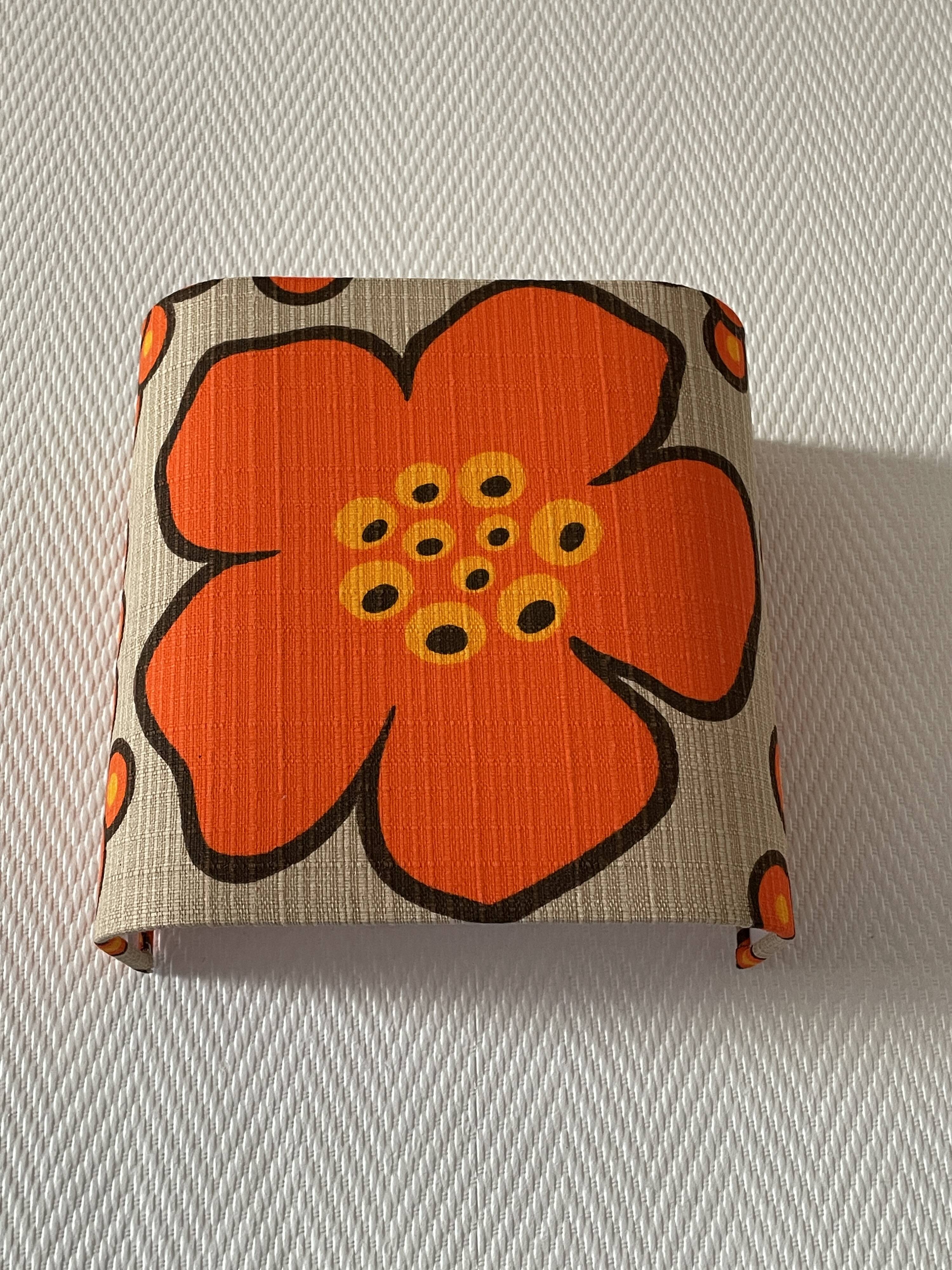 Sakura fabric wall light - rectangle H20 L20cm