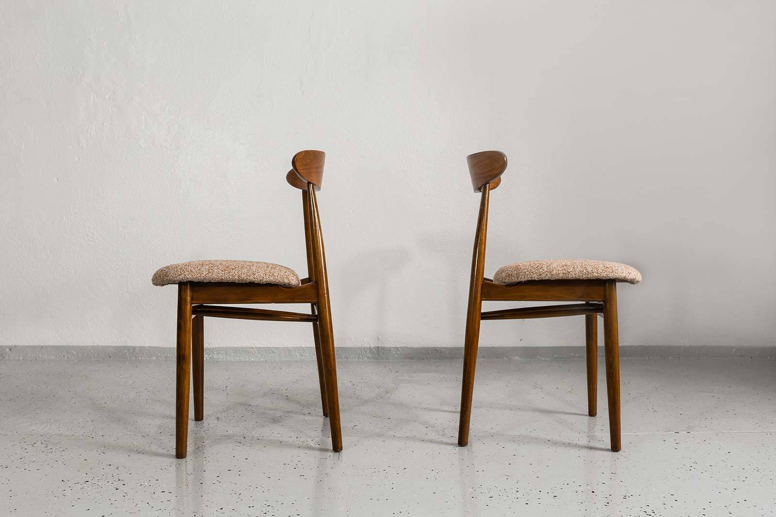 Vintage Dining Chairs by ZFM, Poland, 1960s, Set Of 4