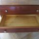 Rare - belle commode art déco 4 tiroirs - années 60 - Patine noyer - Pieds moustache