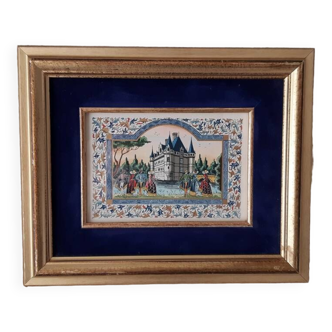 Miniature of the castle of Azay-le Rideau by Lucy Boucher.