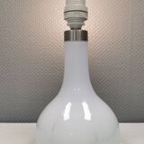 Helios table lamp, teardrop shaped, made of white opal glass. 1986 Denmark