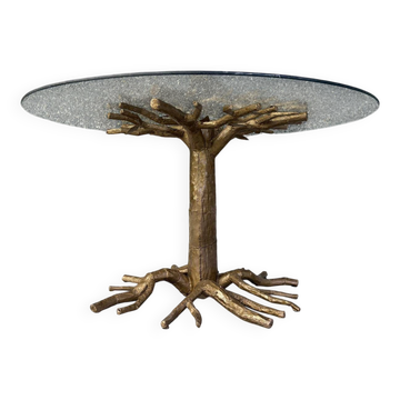 Tree branch dining table, 1980s