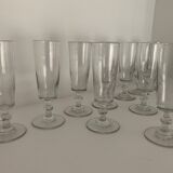 10 glass champagne flutes