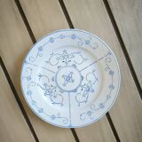 Assiette plate style Copenhague