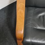 Fauteuil design danois en teck vintage par Komfort