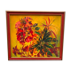Huile sur panneau, Nature morte aux fleurs exotiques