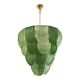 Luxury Multi Green Petals Murano Glass Chandelier – Contemporary Simoeng De