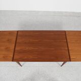 Midcentury wider Danish dining table in teak by Niels Otto Møller 1960s