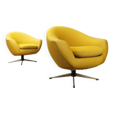 Paire de fauteuils pivotants par Carl Eric Klote pour Overman MFG