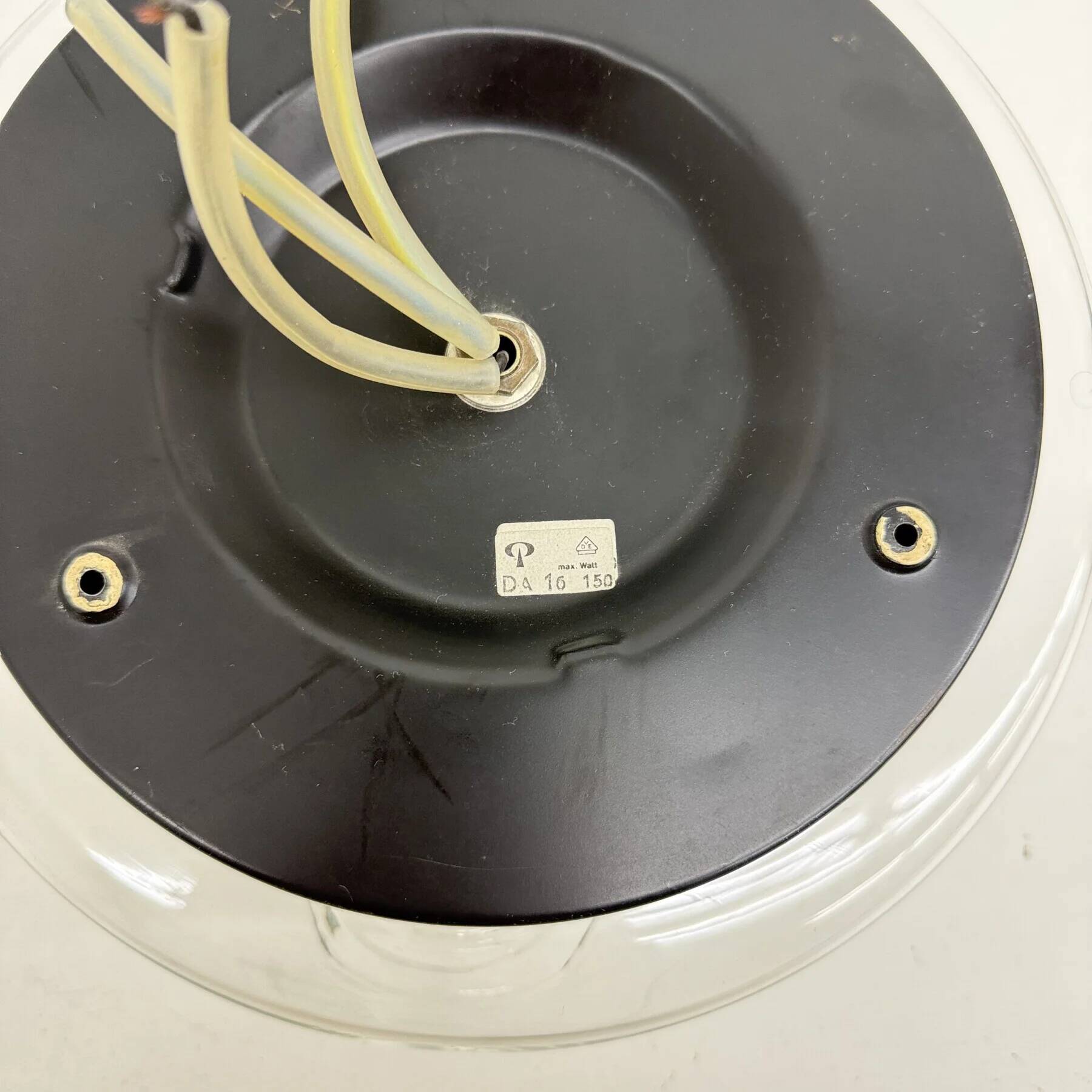 Peil & Putzler 'Futura' ceiling lamp sconce by Koch Lowy, 1970s