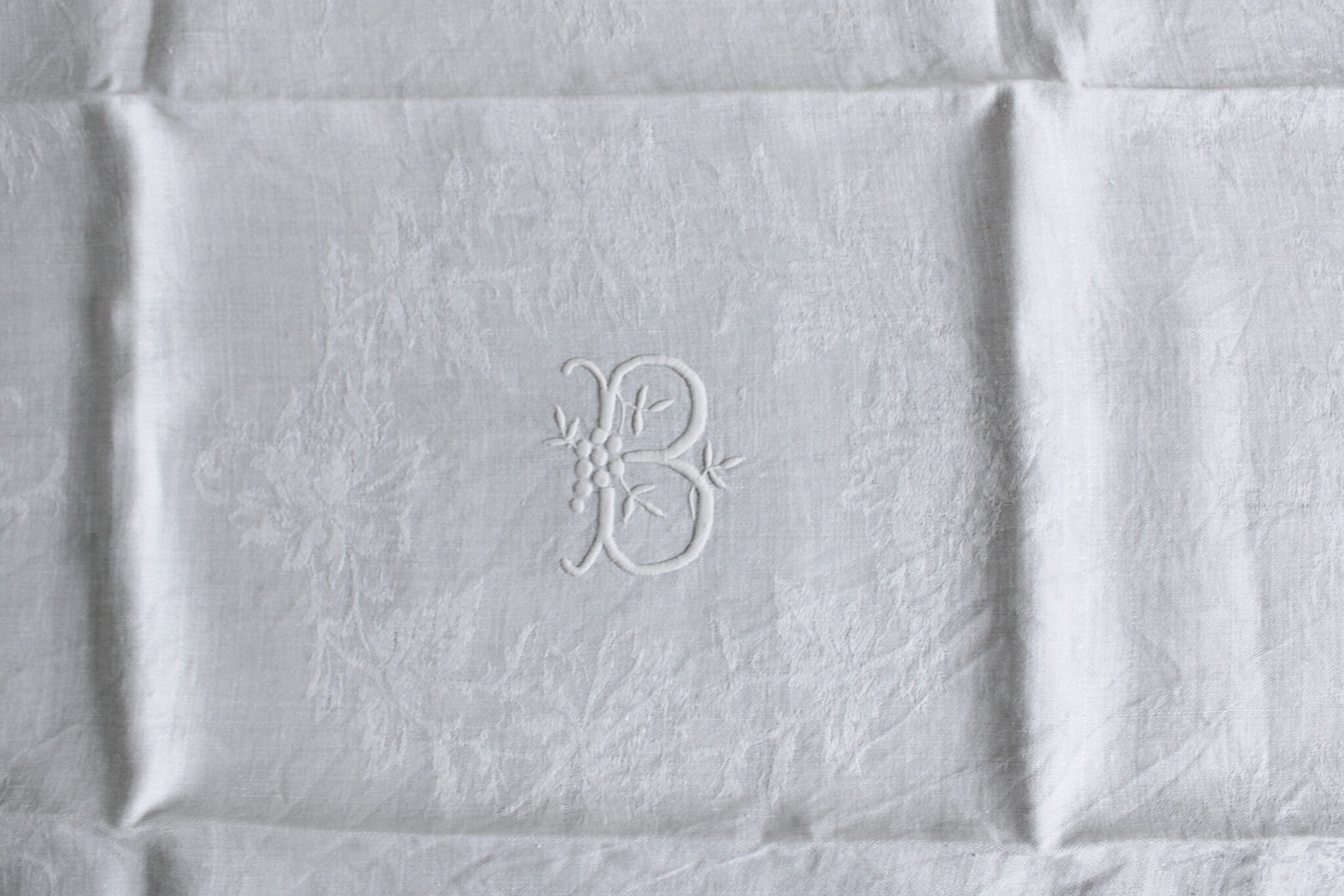 Lot de 6 serviettes de table monogrammées