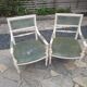 Pair of Louis XVI style armchairs