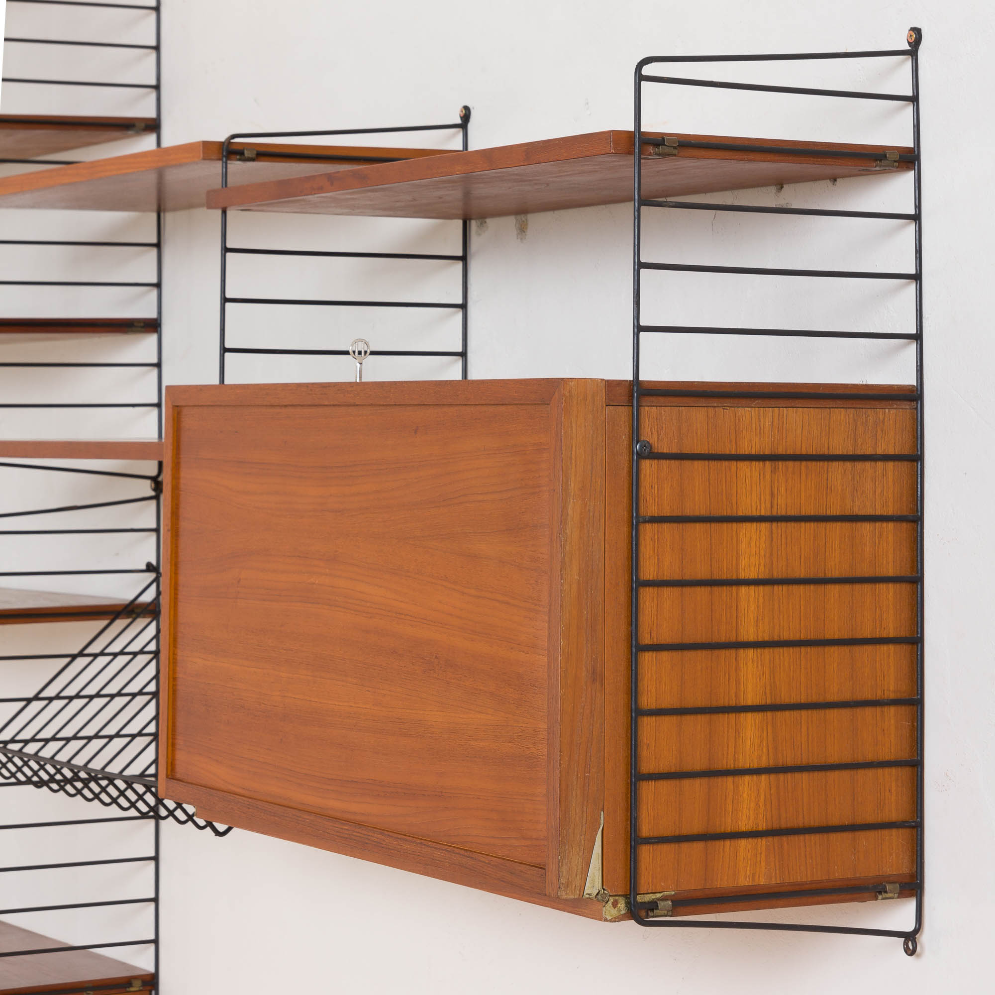 String wall unit from 1964 by Strinning, Sweden