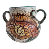 Vallauris Etienne Daniel Vase with Ears