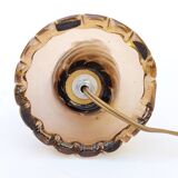 Murano glass lamp with gold glitter