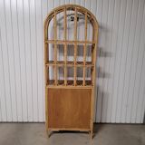 Rattan shelf