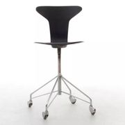 Munkegaard Scandinavian chair on wheels, or Swivel chair.