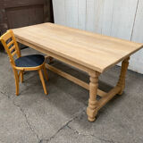 Farmhouse table stripped and restored