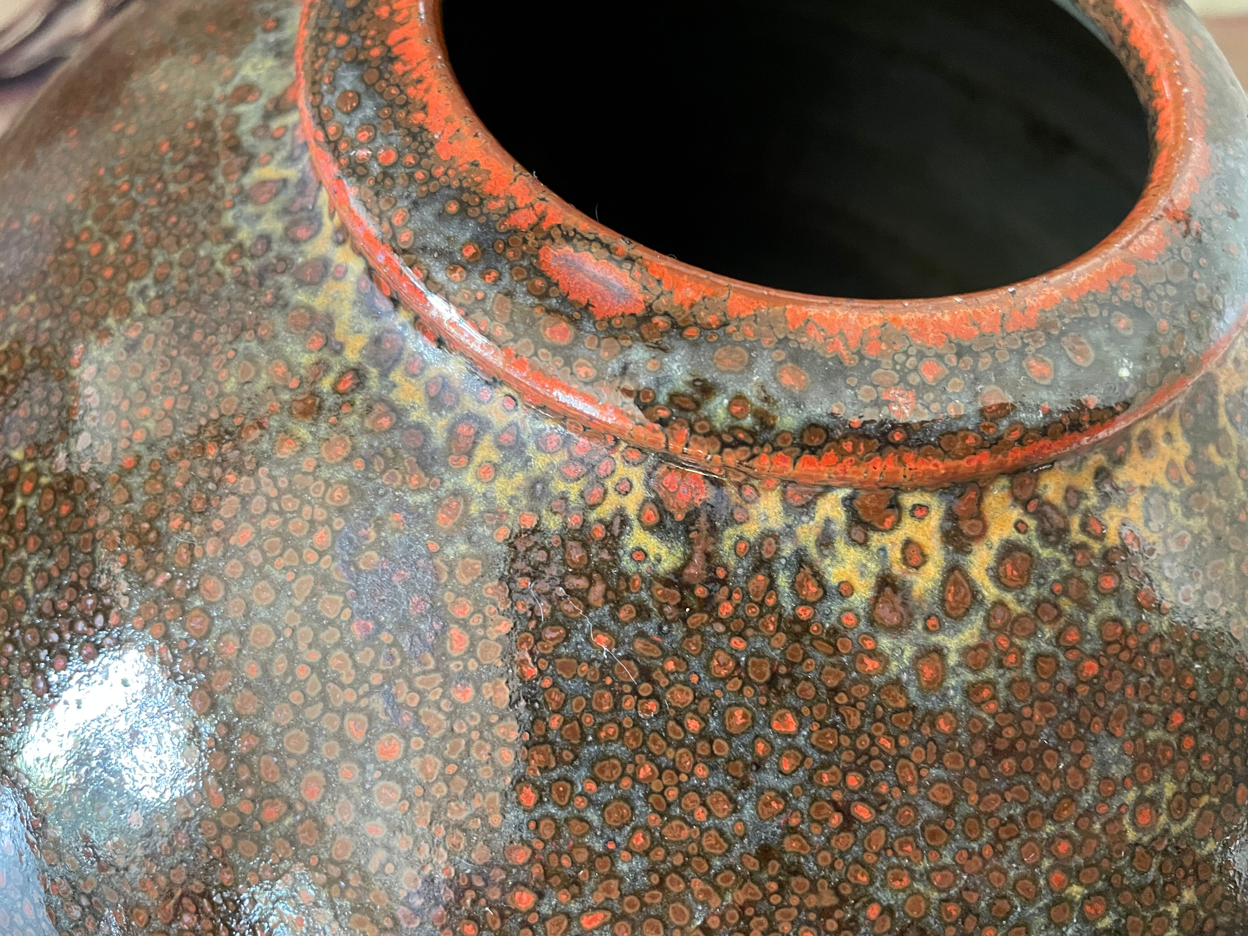 Enamelled vase
