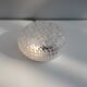 Vintage ceiling lamp glass molded
