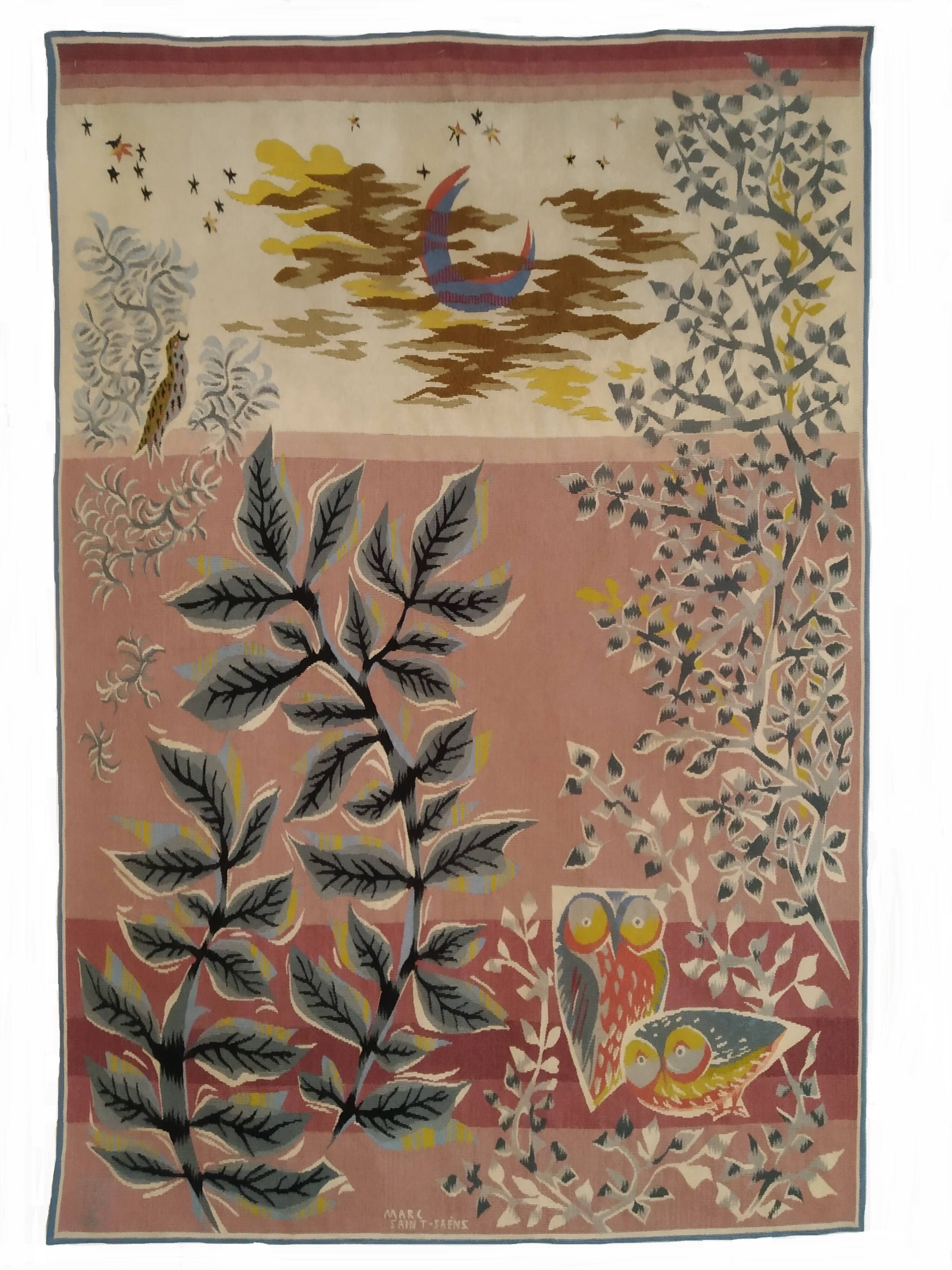 Aubusson tapestry "Marc Saint-Saëns"