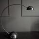 Vintage arched desk lamp by Lacri, Italian Space Age design (70s/80s)
