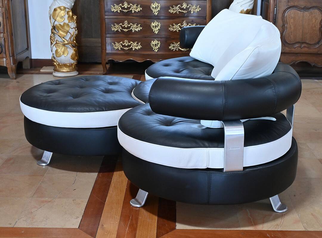 3-seater sofa by Mario Spinelli, signed Formenti, Italy – 1980