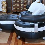 Canapé 3 places par Mario Spinelli, signé Formenti, Italie – 1980