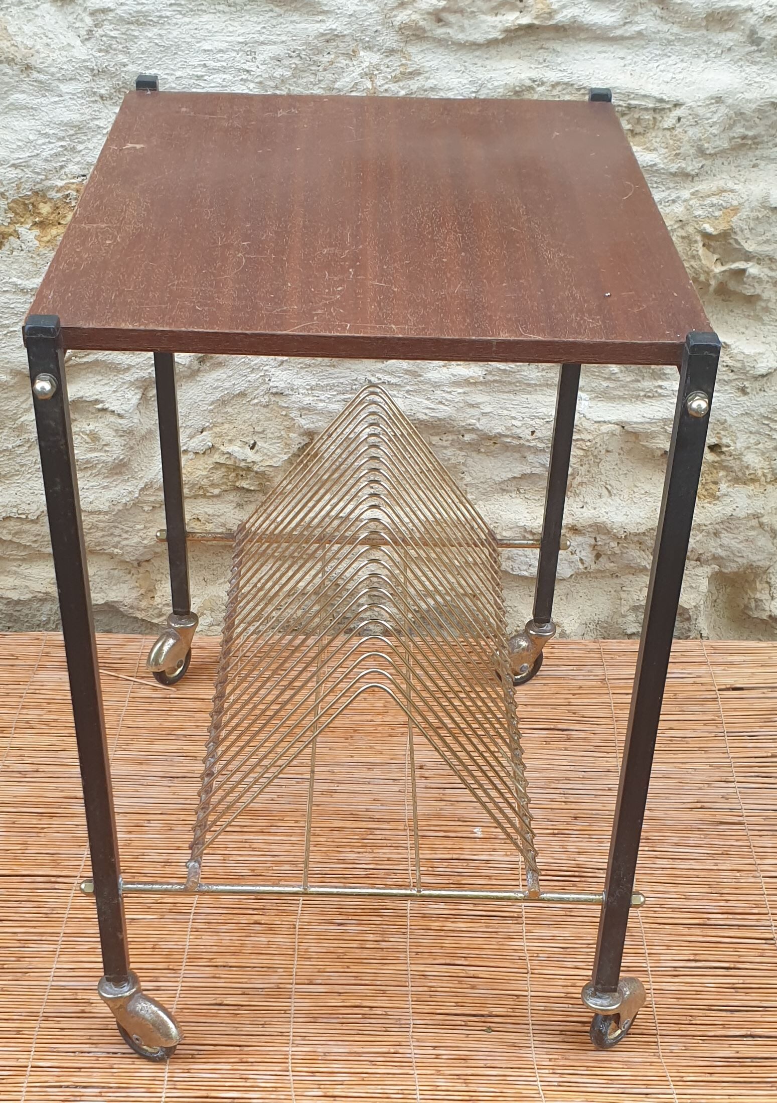 Table vintage et range vinyl