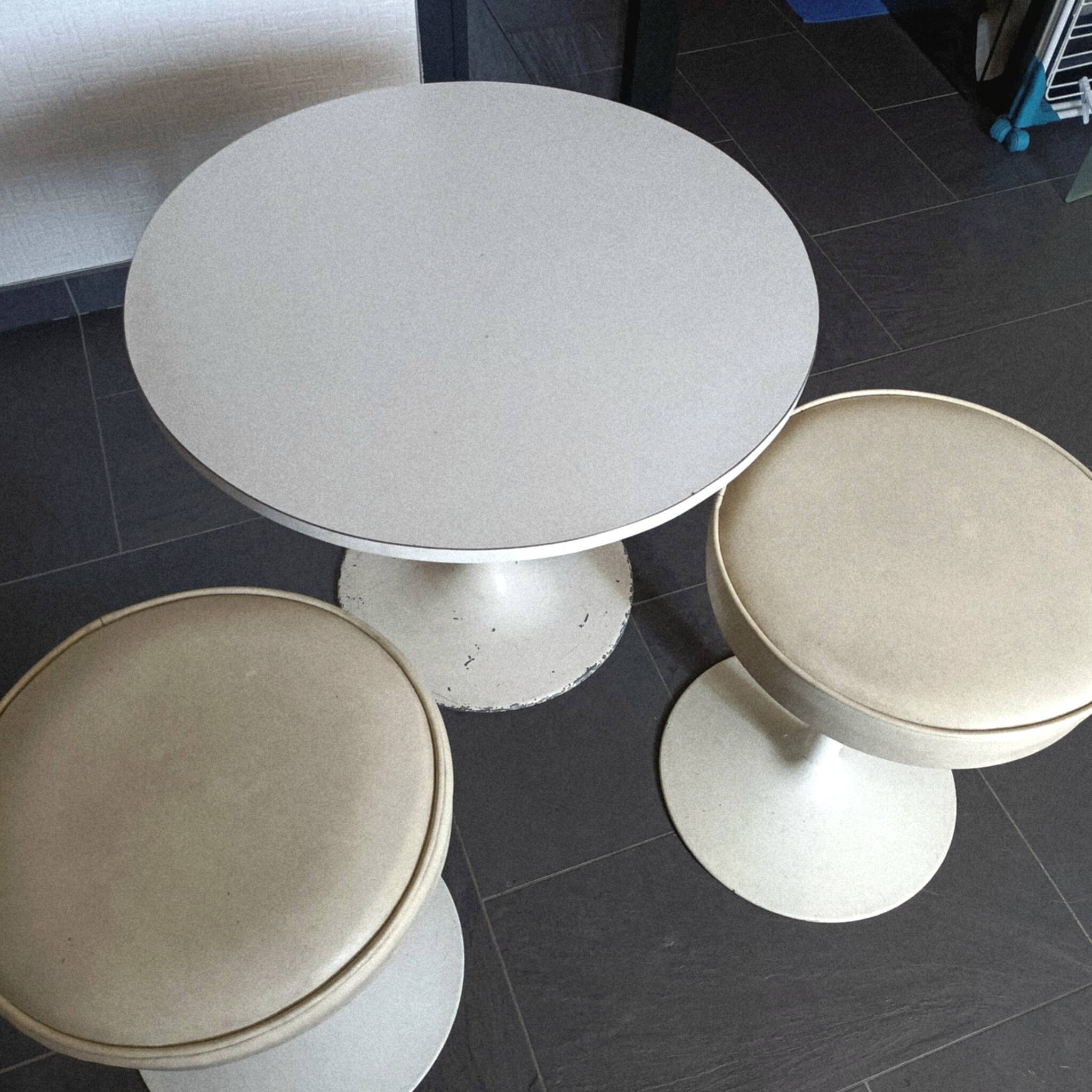 Vintage vitra set by graeter ag (basel) – tables and stools - model