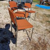 Armchair and 2 vintage chairs eurosit