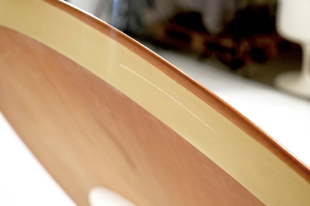 Wooden “Tulip” table by Eero Saarinen for Knoll International, USA 1958.
