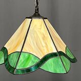 Lustre de style Tiffany. Vitrail.