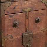 Antique Japanese box with drawers and hinged lid – Early Showa period (c. 1928)