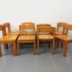 Set of 8 vintage Scandinavian chairs by Ilmari Tapiovaara for Asko in pine
