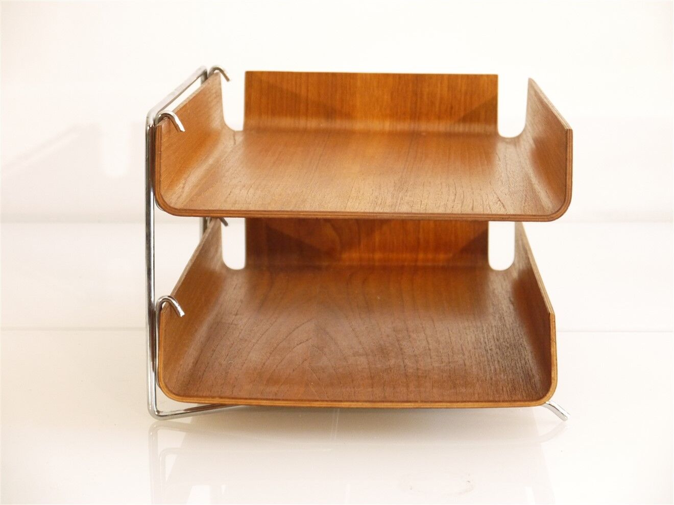 Vintage teak briefcase 1960