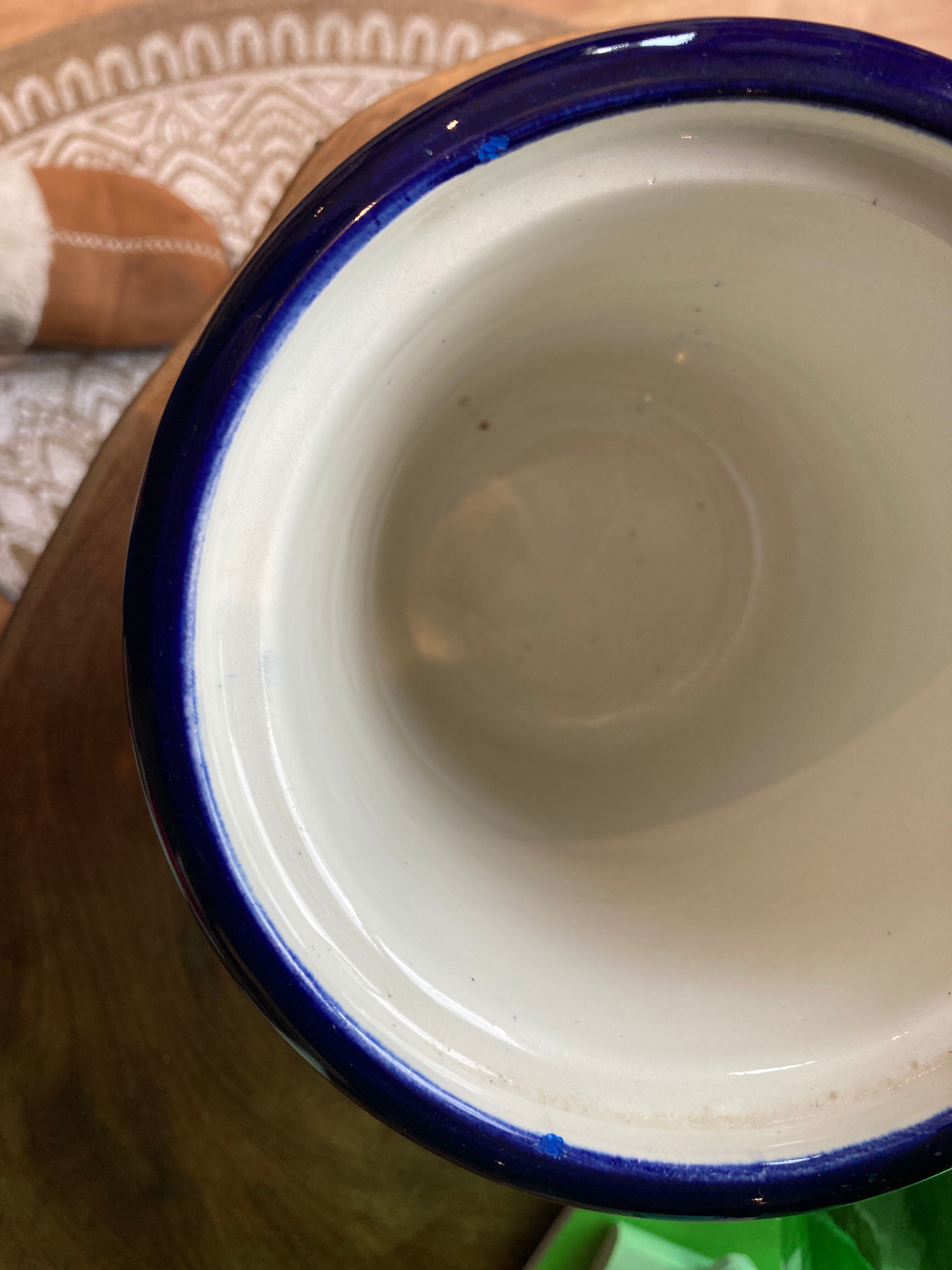 Pharmacy pot signed Florentine ceramic porcelain Italy