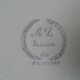 11 Plates decor plants , faience "'a d p" Haute Provence.