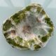 Green marble ashtray