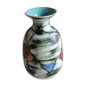 vase céramique peint