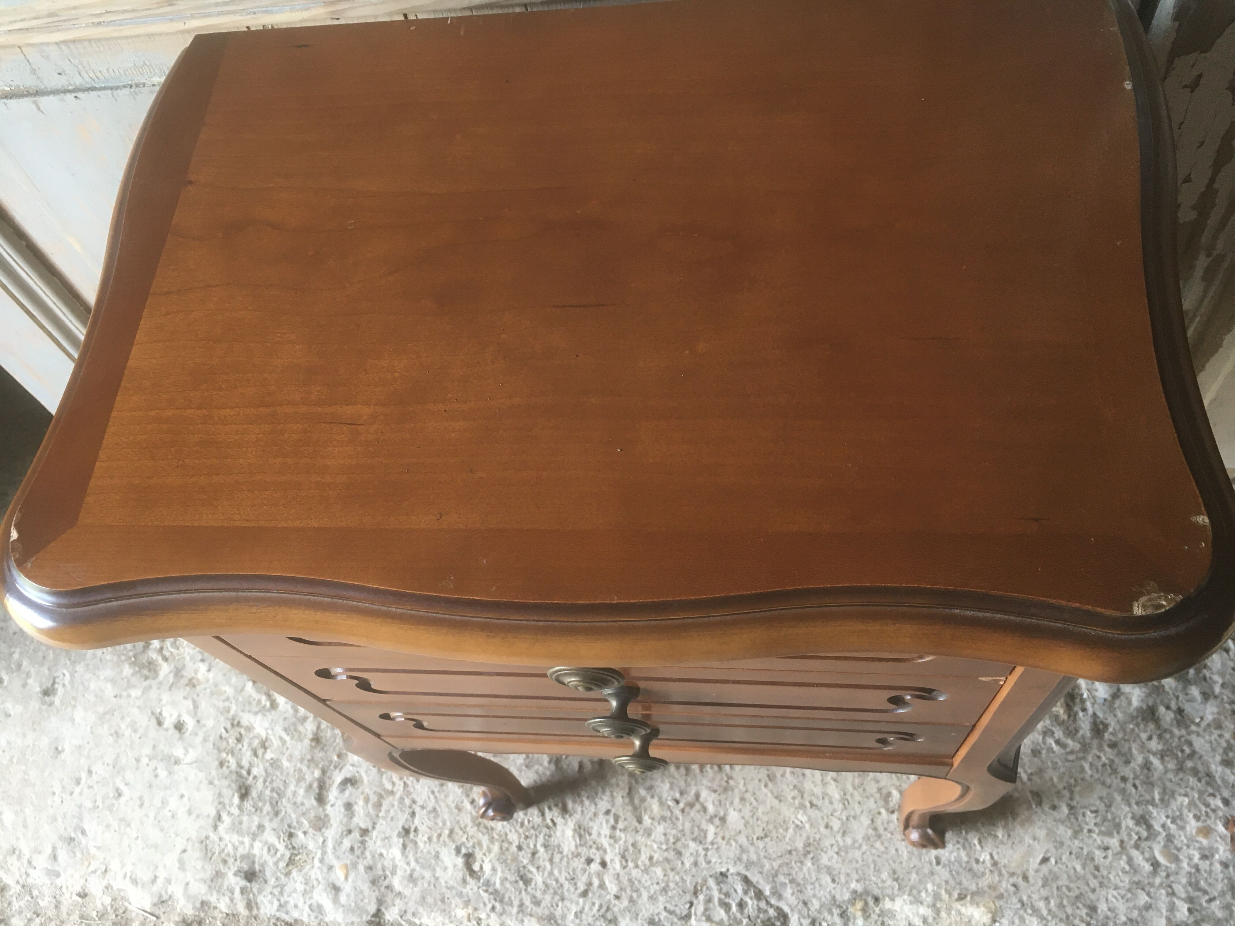 Pair of pine bedside tables