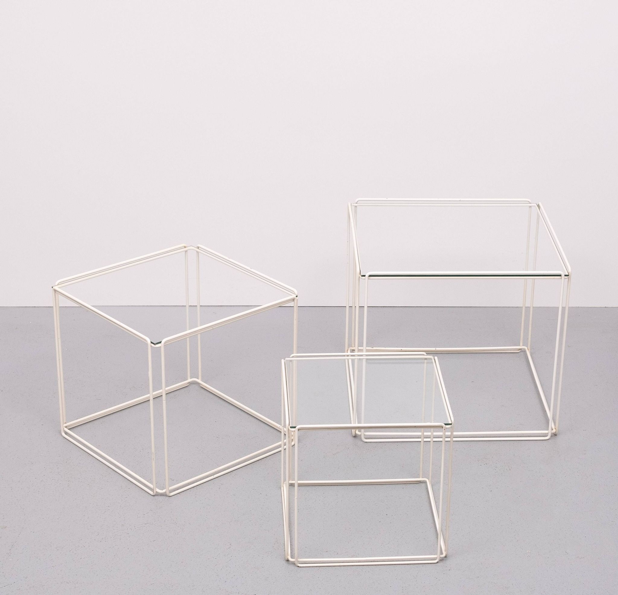 Graphical Nesting Tables by Max Sauze 1970s France
