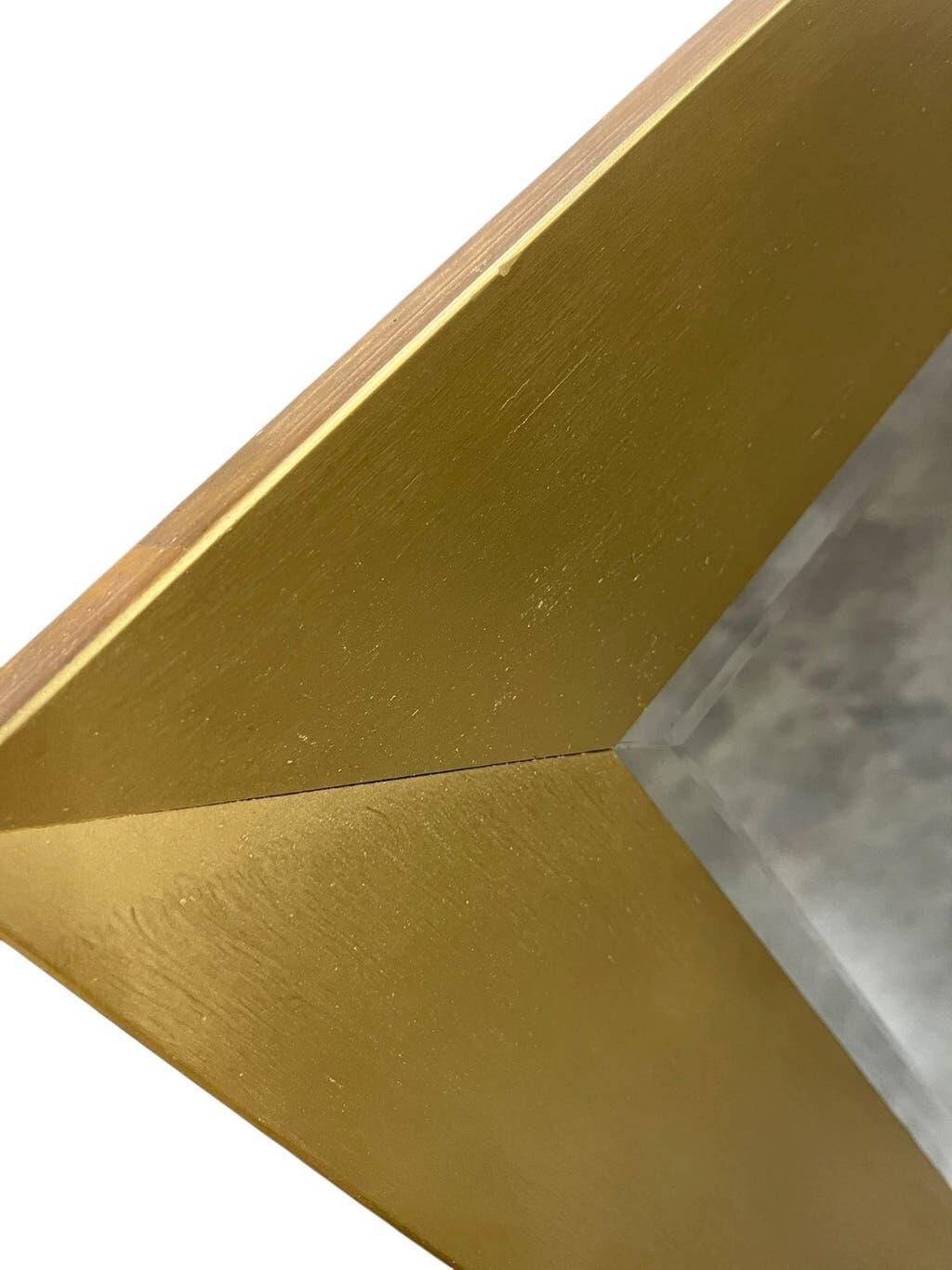 Miroir XL doré vintage