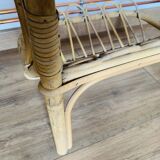 Rattan end table