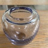 Bubble glass vase Val Saint Lambert