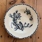 Series of 4 mismatched soup plates “Terre de Fer”