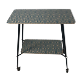 TV table, side, service on wheels