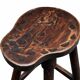 Tabourets de bar bois style Catalan Espagnol 1960s