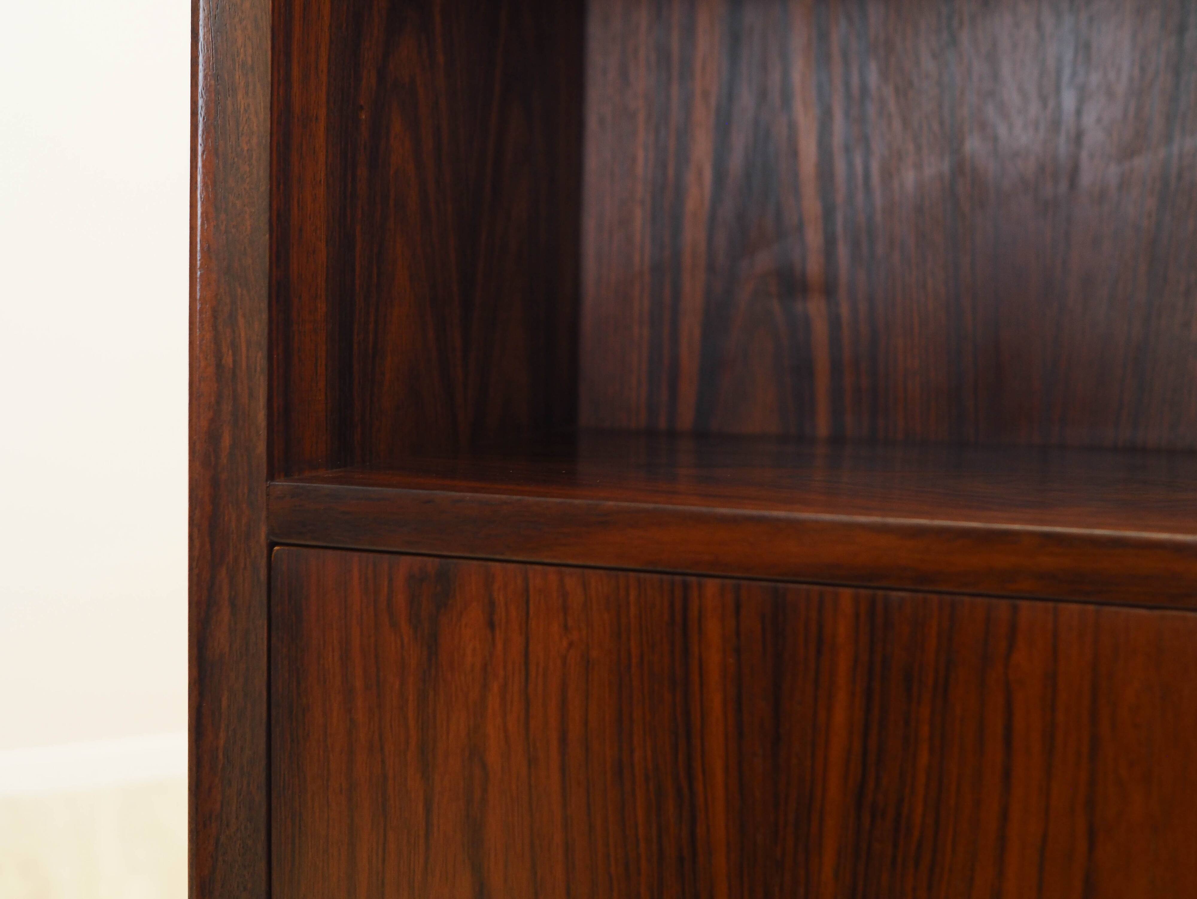 Rosewood bookcase, Danish design, 1970s, manufactured by Hundevad