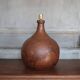 Vintage terracotta lamp, vintage lamp base, living room lamp, brown lamp